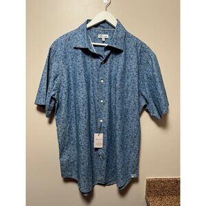 Peter Millar Seaside Short Sleeve‎ Shirt - NWT - XL